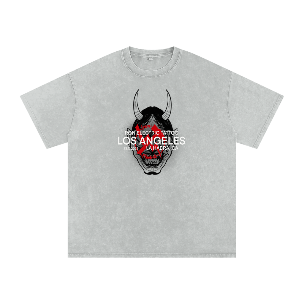 Hanya warrior Snow Washed Oversized Cotton T-Shirt