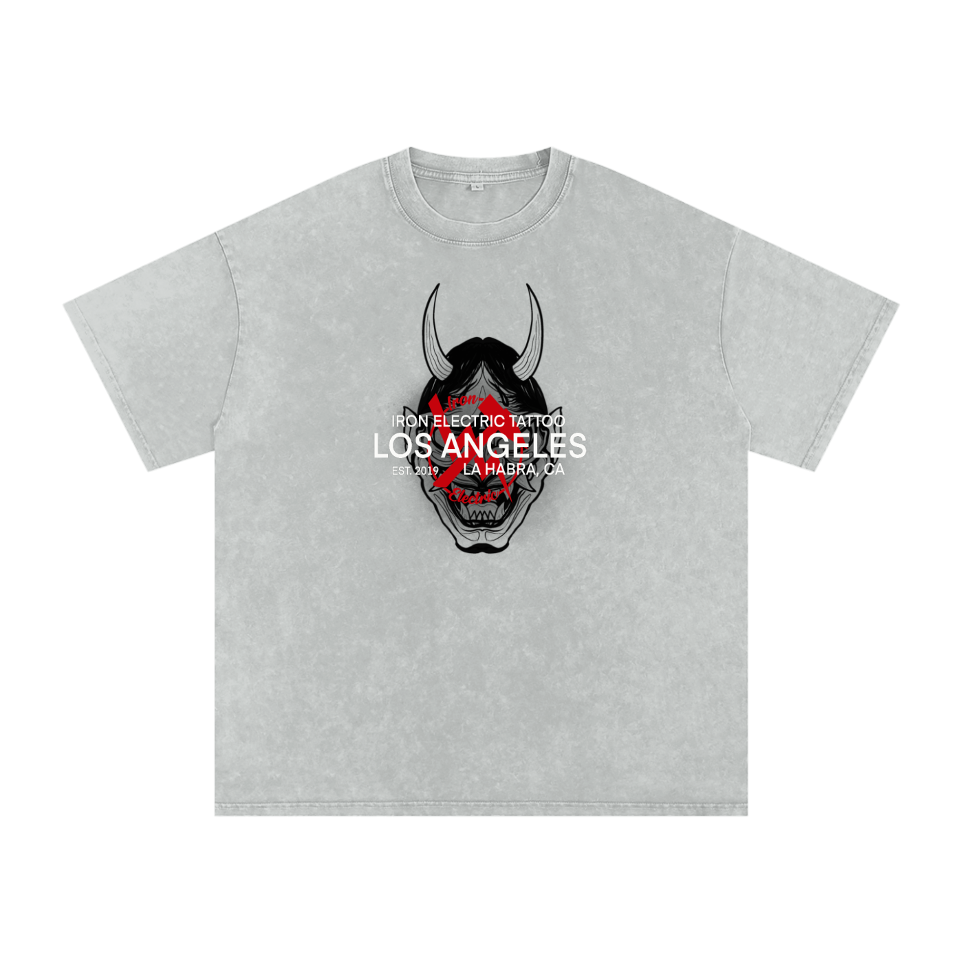 Hanya warrior Snow Washed Oversized Cotton T-Shirt