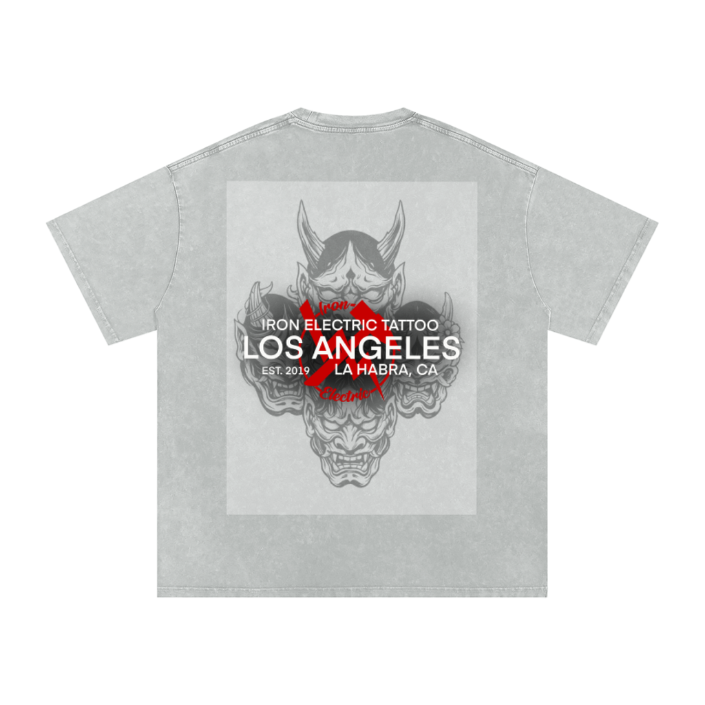 Hanya warrior Snow Washed Oversized Cotton T-Shirt