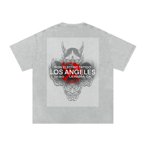 Hanya warrior Snow Washed Oversized Cotton T-Shirt